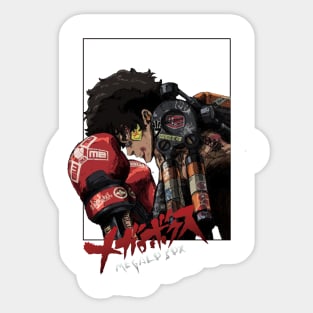 Megalo Box Design Sticker